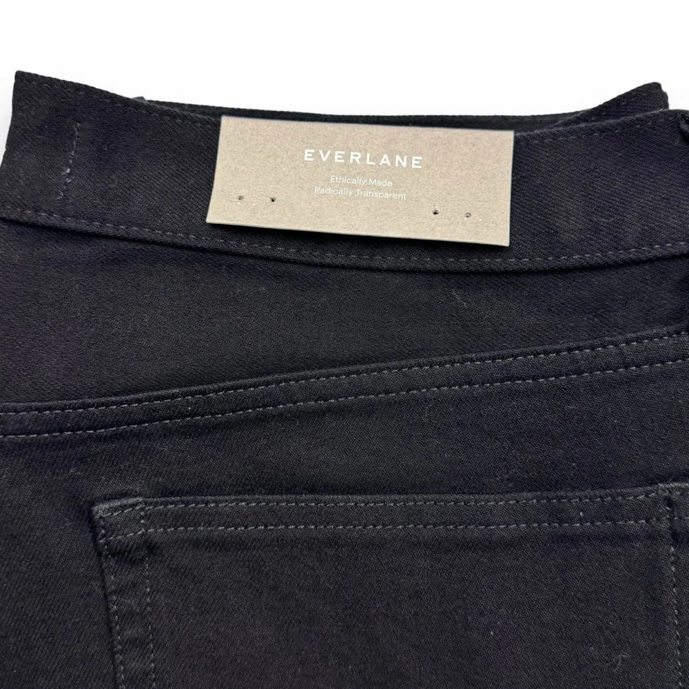 Everlane Uniform Men's The Slim 4-Way Stretch Jean 32x34 Black Organic